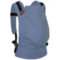 Hoppediz Babytrage, Blau, Textil, 26.5x7.2x38.5 cm, SGS-geprüft, Baby on Tour, Babytragen & Tragetücher