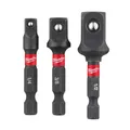 Milwaukee Steckschlüsseleinsatz Adapter 3.Set (1/4 + 3/8 + 1/2)