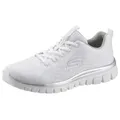 Skechers Graceful - Get Connected Sneaker Freizeitschuh, Halbschuh, Schnürschuh für die Maschinenwäsche geeignet weiß 38 EU