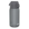 ion8 Kinder Trinkflasche 350ml Auslaufsicher Einhandöffnung BPA-frei Grau