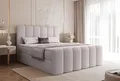Compleo Boxbett BUBBLE, Wolkenbett, Bequem, Bonell, Topper, Doppelbett gepolstertes Kopfteil mit Bettkasten
