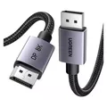 Ugreen - Video Cable DP120 (45039) - DisplayPort, 8K@60Hz, 32.4Gbps, Aluminum, 5m - Grey (5 m) (45039)