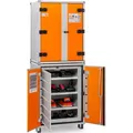 CEMO Akku-Ladeschrank Premium 8/20, mit 36 Steckdosen, Feuerwiderstand Typ 90, Stapelfüße, (B/H/T) 89 x 213 x 66cm