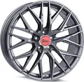 MAM RS4 palladium front polish 7.5x17 ET45 - LK5/114.3 ML72.6 Alufelge grau
