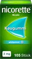 Nicorette Kaugummi 2mg Whitemint 105 St aufhören rauchen Raucherentwöhnung