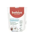 Bolsius Duftkerze True Scents Fresh Cotton im Glas Weiß Klein