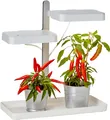 LED Pflanzenleuchte Gewächslampe Pflanzenlicht 30W Grow Kräutergarten mit Timer