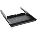 CAVO Schublade Unterbau Laptop-Schublade schwarz abschließbar Tischschublad (1 St), Notebook Schreibtischschubfach 580 x 446 x 55 mm schwarz 58 cm x 5.5 cm x 44.6 cm