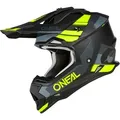 ONeal 2SRS Spyde S23, Motocrosshelm - Matt Schwarz/Grau/Neon-Gelb - XL