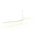 Orac - Eckleiste Decor Cx190f Axxent U-profile Flexible Eckleiste Zierleiste Stuckleiste Zeitloses Klassisches Design Weiß 2 M