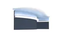 Orac Decor Flexprofil CX190F U-PROFILE flexible Eckleiste Zierleiste Stuckleiste 2 m (Profilleiste, 1-St., Flexible Eckleiste, Stuckleiste, Zierleiste, 2 m), Profilleiste