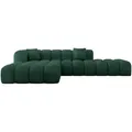 Altdecor Ecksofa, Dunkelgrün, Kunststoff, 6-Sitzer, L-Form, 289x176 cm, Wohnzimmer, Sofas & Couches, Wohnlandschaften, Ecksofas