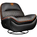 Gaming-Sofa Overlord, Gaming-Stuhl schwarz/orange