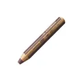 STABILO - Buntstift, Wasserfarbe & Wachsmalkreide - woody 3 in 1 - Einzelstift - braun