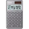 Casio Taschenrechner BIC SL1000SCG 10-stellig grau (Batterien) (SL-1000SC-GY)