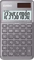 CASIO Taschenrechner SL-1000SC, 10-stellig, stylische Farben, Steuerberechnung, Aluminiumfront, Solar-/Batteriebetrieb