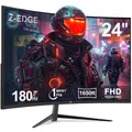 ZEdge 24 Zoll Curved Gaming Monitor 180Hz 1ms MPRT, 300cd/m² Helligkeit, 169 ...