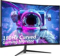 Z-EDGE 24 Zoll Curved Gaming Monitor 180Hz 1ms MPRT, 300cd/m² Helligkeit, 16:9