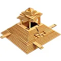 ESC WELT Quest Pyramide - Escape Room Spiel - Geschenke für Männer und Frauen - Holzpuzzle Erwachsene - 3D Puzzle Box Spiele aus Holz für Erwachsene - Geschenkbox Knobelspiel - Spiel Geschenke