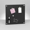 Zeller Glas-Magnettafel 40,0 x 40,0 cm schwarz