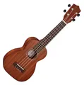Leho Mahogany LHUC-MM Sopran-Ukulele Mahagoni Arched Back Uke Natur Matt Gigbag