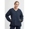 OXMO Steppjacke OXSaggy Modische Jacke blau XL