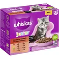 Whiskas Portionsbeutel Multipack Junior Klassische Auswahl in Sauce 12 x 85g (Me