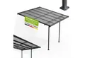 Juskys Terrassendach Borneo, BxT: 312x303 cm, 3x3 m, Regen- und Sonnenschutz, lichtdurchlässig, UV-Schutzfolie