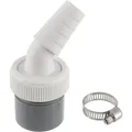 Waschmaschine Abfluss Adapter DN 40, für Geschirrspüler & Trockner, Weiß