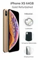 Apple iPhone XS 64GB Gold Smartphone Refurbished Sehr guter Zustand Zubehörpaket