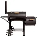 Taino - yuma Massiver Smoker bbq grillwagen Holzkohle Grill 90KG 3,5mm Offset