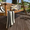 Home Deluxe - Wpc Terrassendielen Komplettset (inkl. Unterkonstruktion) Samana Farbe: Dunkelbraun, Größe: 2 M2 Wpc Terrassenboden Komplettset Terrassendiele