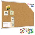 ALLboards Pinnwand, Braun, Holz, 90x60x1.6 cm, Dekoration, Magnettafeln & Pinnwände