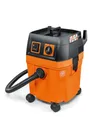 FEIN Nass- / Trockensauger DUSTEX 35L (Industriestaubsauger 1380W, Behälter 32l, extra Steckdose) 92036223000, Orange