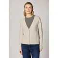 STREET ONE Cardigan mit V-Ausschnitt beige 46 EU