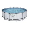 Bestway Frame Pool 457x122 cm Steel Pro Set mit Filterpumpe und Zubehör