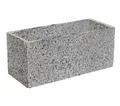 Pflanztrog Blumenkübel aus Granit 80 x 40 x 40 cm 65 kg Farbe grau, Dehner