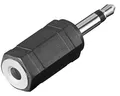 Goobay® Audio Adapter Klinke 3,5 mm Mono Stecker auf 3,5 mm Stereo Kupplung