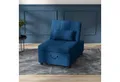 HOMCOM Sessel 3-in-1, mit Bettfunktion, Seitentasche, ausziehbar (Relaxsessel, 1-St., Klappbett), bis 150 kg belastbar, für Wohnzimmer,Schlafzimmer, Blau