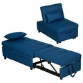 3-in-1 Schlafsessel mit Bettfunktion, ausziehbares Schlafsofa, Schlafstuhl