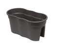 KHW 35205 Blumentopf Flowerclip, XL, 2-er Set, anthrazit
