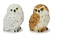 ES Deko Eulen 2erSet ca. 11 cm, Dekoration, Figur Figuren, Tiere Eule Vogel