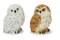 Deko Eulen 2erSet ca. 11 cm, Dekoration Figur Figuren Tiere Eule Vogel Uhu neu  