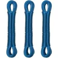 Relaxdays Wäscheleine PVC Stahl Blau Reißfest UV-Beständig 3 x 20 m