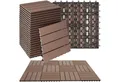 tectake Terrassendielen Terrassenfliesen, 2,1142 m², BxL: je 31,00x31,00 cm, (22-teiliges, 22-St., Fliesenset), 22er Set im Klicksystem