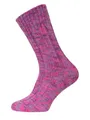 HomeOfSocks Ein Paar 100% Wollsocken Herren Und Damen - Extra Dicke Warme Schurwolle Natürliche Regulierung Der Fußtemperatur Strapazierfähig | Pink Gr. 39-42