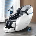 4D  Massagesessel, Mit Heizfunktion, für den ganzen Körper geeignet,  Weiß