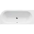 Bad Land Badewanne Eckwanne AVITA 150x75 Links + Styroporverkleidung + Kopfstütze KODI Ablauf Füße