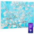 Klarstein - Wonderwall Air Art Smart Infrarotheizung 80x60cm 500w Wandmontage Blüten