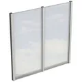 SKANHOLZ Seitenwand, B x H: 193 x 200 cm, Holz, Farbe: nussbaum